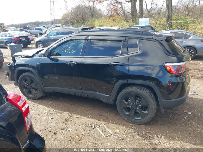 2018 Jeep Compass Altitude Fwd VIN: 3C4NJCBB4JT407777 Lot: 40781243