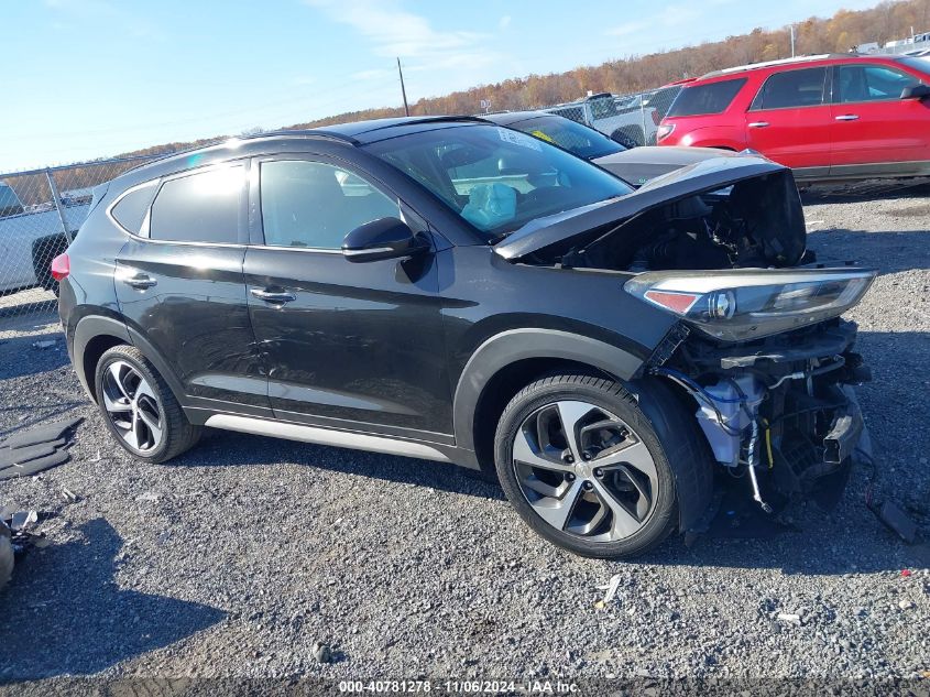 2017 Hyundai Tucson Limited VIN: KM8J3CA22HU535019 Lot: 40781278