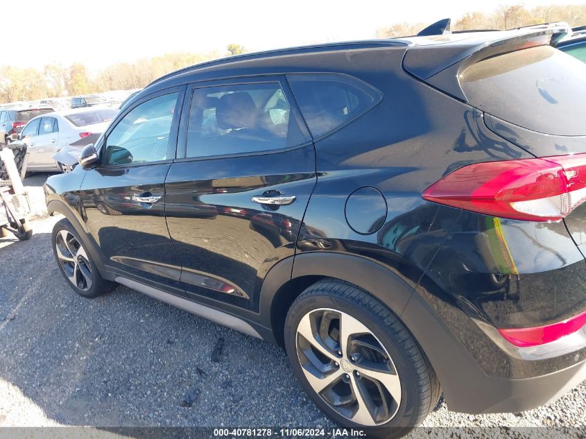 2017 Hyundai Tucson Limited VIN: KM8J3CA22HU535019 Lot: 40781278