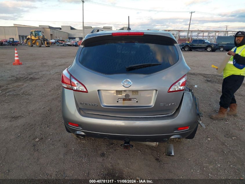 2011 Nissan Murano Sl VIN: JN8AZ1MW7BW160637 Lot: 40781317