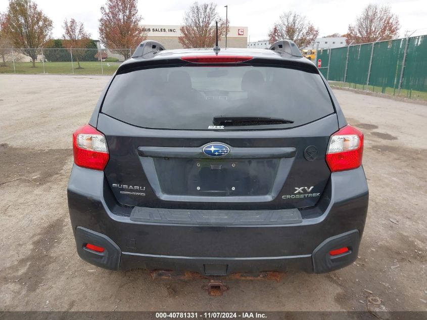 2015 Subaru Xv Crosstrek 2.0I Premium VIN: JF2GPACC4F8262315 Lot: 40781331