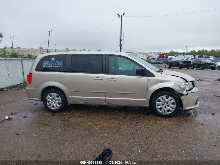 2015 Dodge Grand Caravan Se VIN: 2C4RDGBG0FR670290 Lot: 40781338