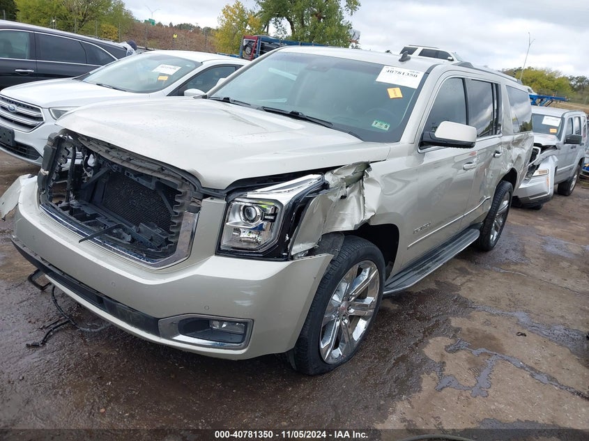 Vin: 1gks2jkj0fr196755, lot: 41270835, gmc yukon xl 1500 denali 20152