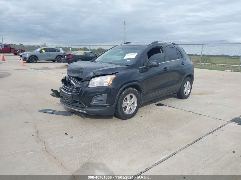 VIN KL7CJLSB1FB206447 2015 Chevrolet Trax, LT no.2