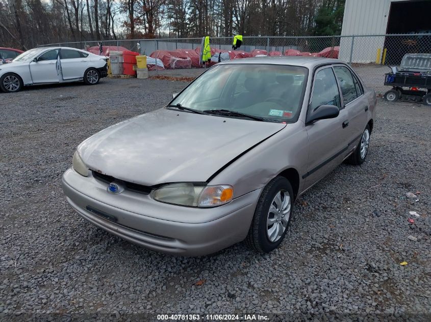 2000 Chevrolet Prizm VIN: 1Y1SK5288YZ421079 Lot: 40781363