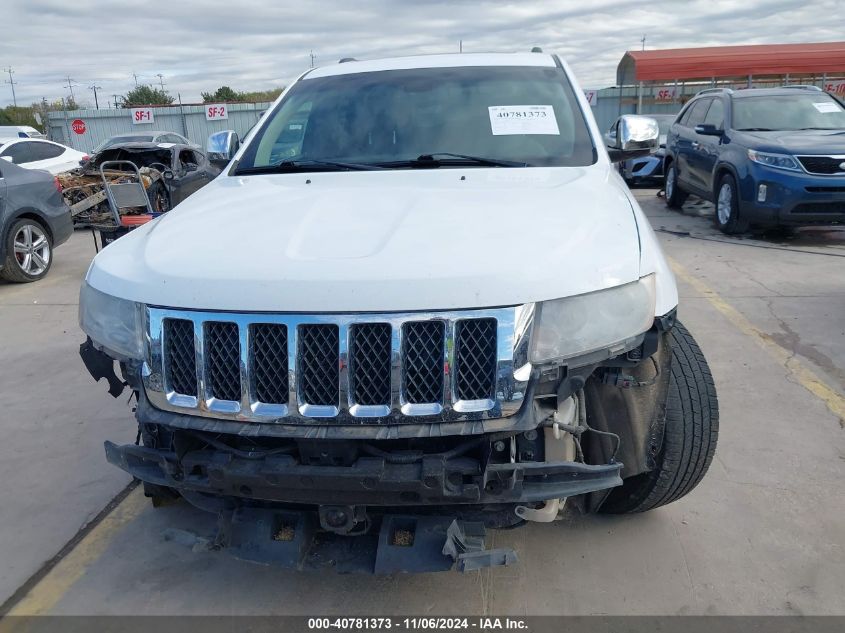 2013 Jeep Grand Cherokee Overland VIN: 1C4RJECT1DC647163 Lot: 40781373