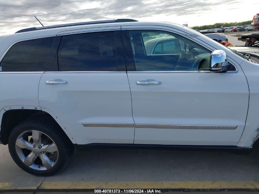 2013 Jeep Grand Cherokee Overland VIN: 1C4RJECT1DC647163 Lot: 40781373