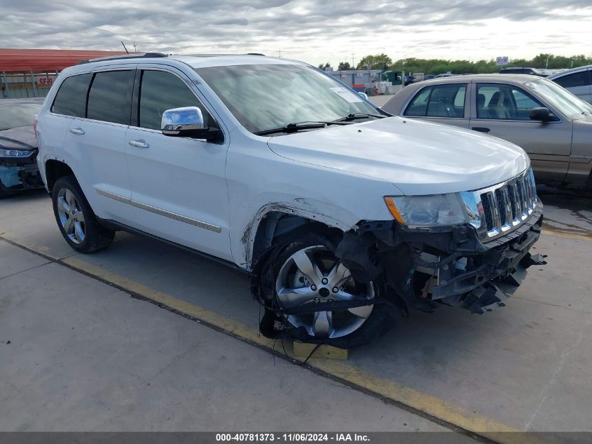 2013 Jeep Grand Cherokee Overland VIN: 1C4RJECT1DC647163 Lot: 40781373