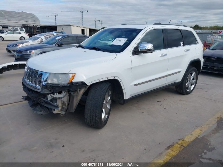 2013 Jeep Grand Cherokee Overland VIN: 1C4RJECT1DC647163 Lot: 40781373