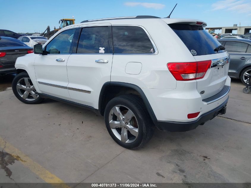 2013 Jeep Grand Cherokee Overland VIN: 1C4RJECT1DC647163 Lot: 40781373