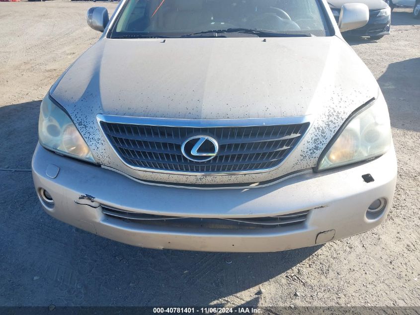 2006 Lexus Rx 400H VIN: JTJHW31U860020619 Lot: 40781401