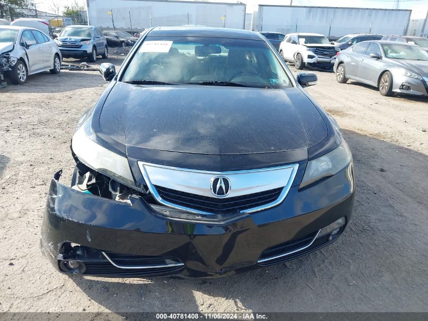 2012 Acura Tl 3.5 VIN: 19UUA8F57CA021427 Lot: 40781408