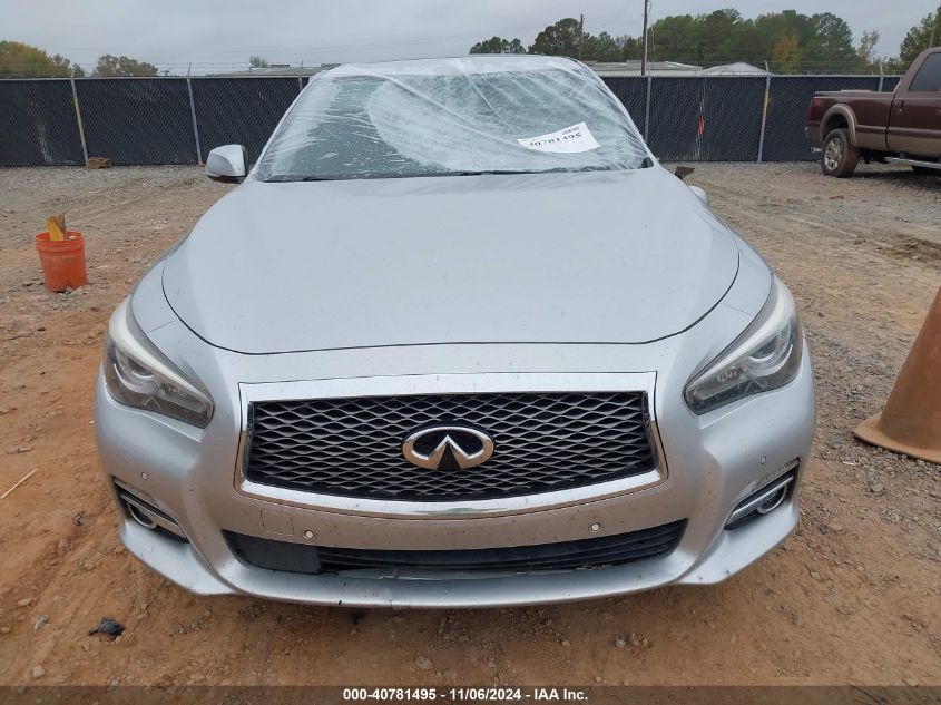 2014 Infiniti Q50 Hybrid Premium VIN: JN1AV7AP6EM690088 Lot: 40781495