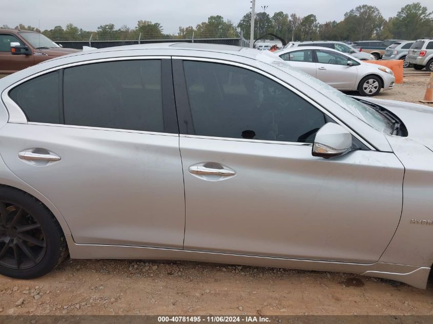 2014 Infiniti Q50 Hybrid Premium VIN: JN1AV7AP6EM690088 Lot: 40781495