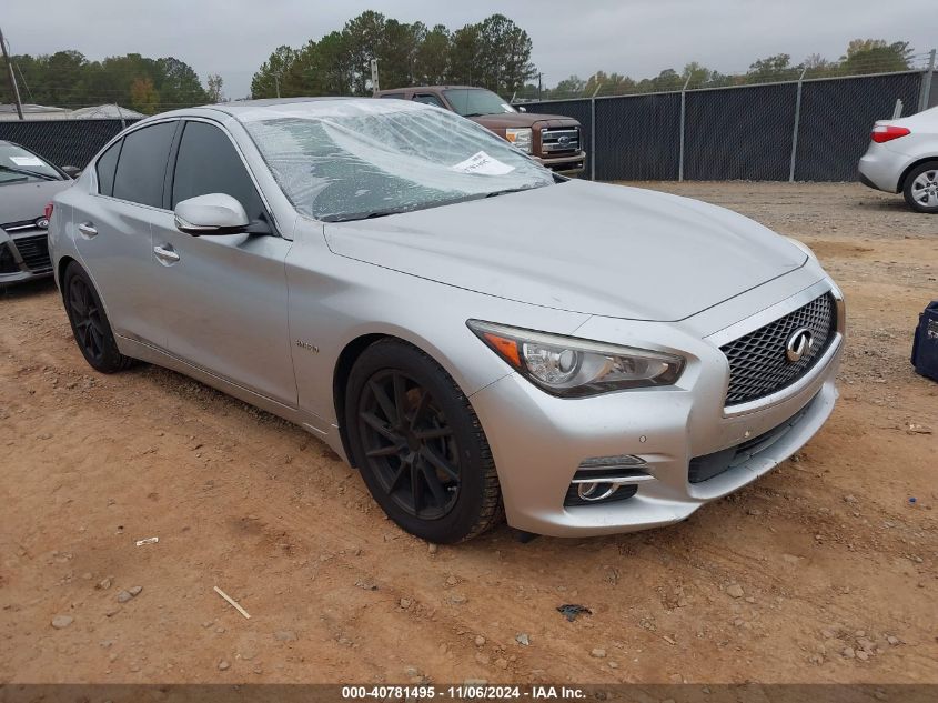 2014 Infiniti Q50 Hybrid Premium VIN: JN1AV7AP6EM690088 Lot: 40781495