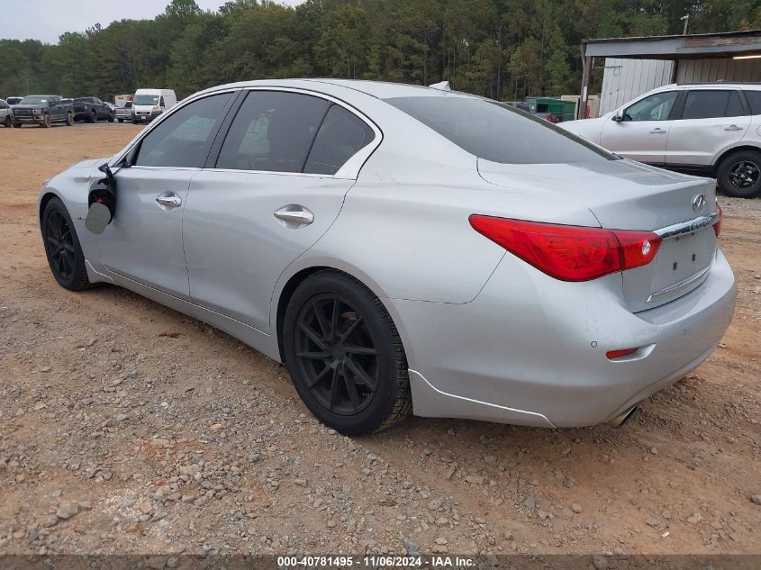 2014 Infiniti Q50 Hybrid Premium VIN: JN1AV7AP6EM690088 Lot: 40781495