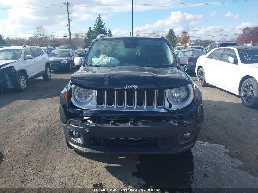 2015 Jeep Renegade Limited VIN: ZACCJBDT2FPC10063 Lot: 40781498