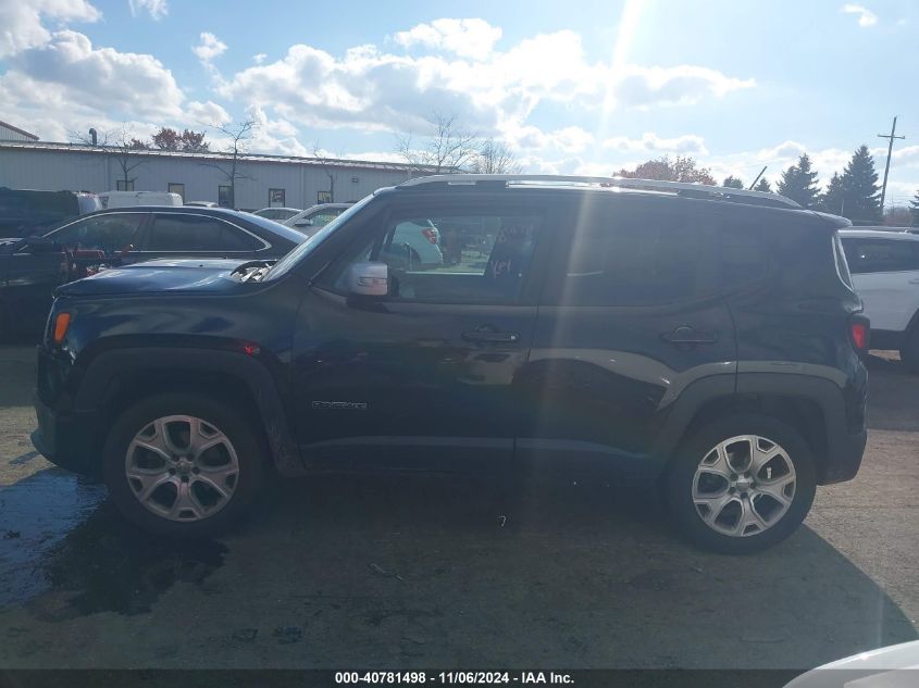 2015 Jeep Renegade Limited VIN: ZACCJBDT2FPC10063 Lot: 40781498