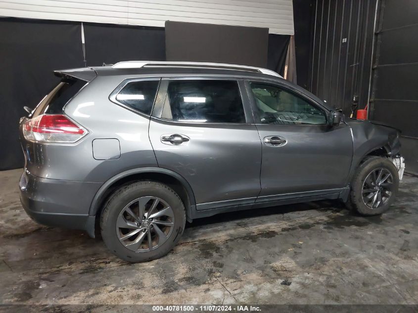 2016 Nissan Rogue Sl VIN: KNMAT2MV1GP683440 Lot: 40781500