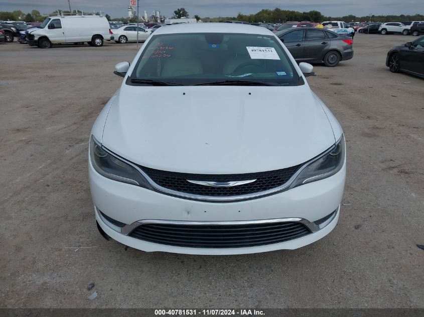 2016 Chrysler 200 Limited VIN: 1C3CCCAB7GN123236 Lot: 40781531