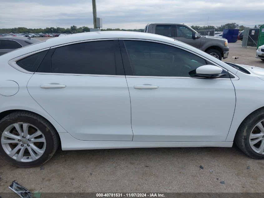 2016 Chrysler 200 Limited VIN: 1C3CCCAB7GN123236 Lot: 40781531