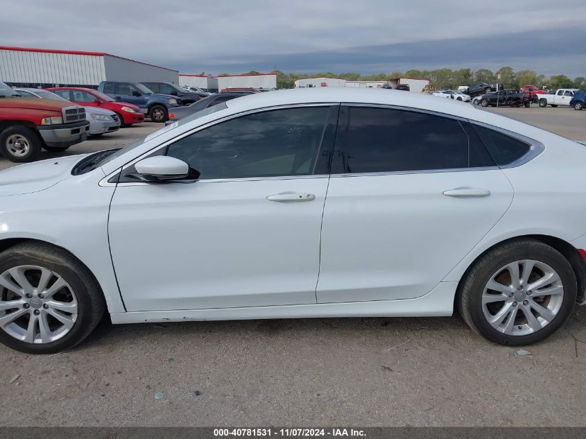 2016 Chrysler 200 Limited VIN: 1C3CCCAB7GN123236 Lot: 40781531