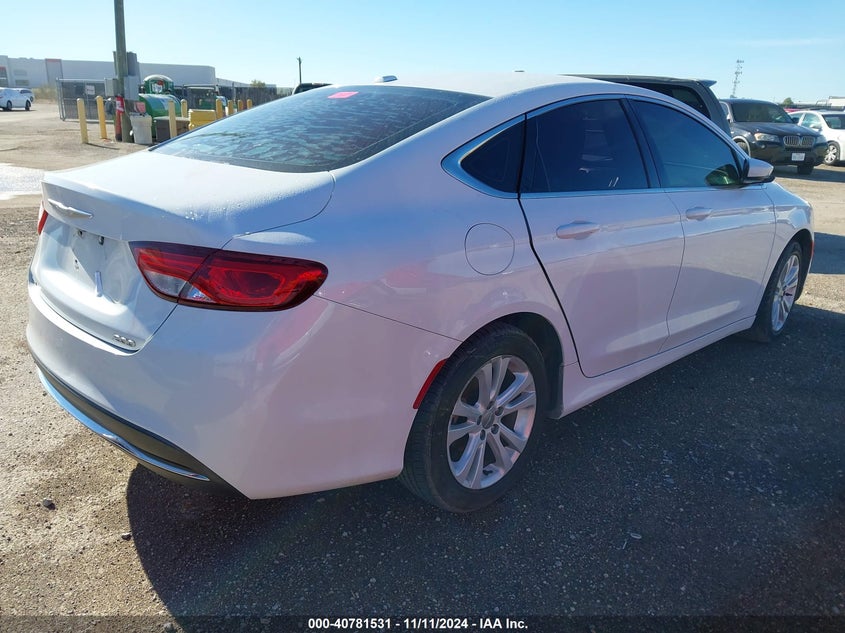 Vin: 1c3cccab7gn123236, lot: 41271016, chrysler 200 limited 20164