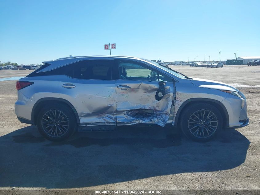 2016 Lexus Rx 350 F Sport VIN: 2T2BZMCA5GC050852 Lot: 40781547