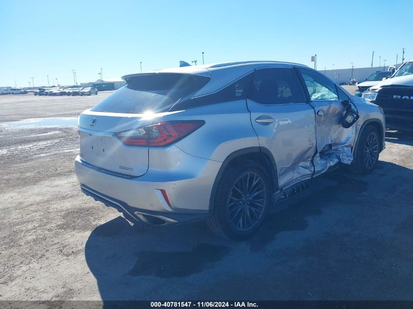 VIN 2T2BZMCA5GC050852 2016 Lexus RX, 350 F Sport no.4