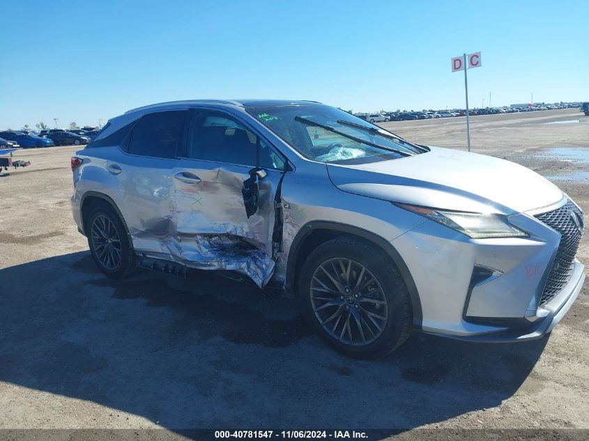 2016 Lexus Rx 350 F Sport VIN: 2T2BZMCA5GC050852 Lot: 40781547