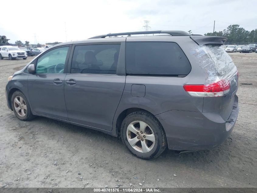 2014 Toyota Sienna Le V6 8 Passenger VIN: 5TDKK3DC9ES410941 Lot: 40781576