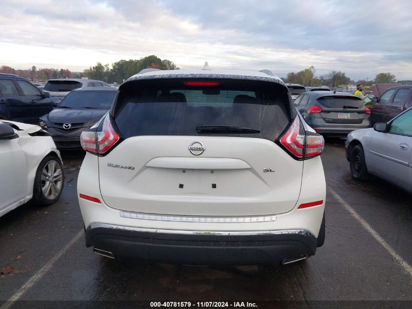 2018 Nissan Murano Sl VIN: 5N1AZ2MG7JN131097 Lot: 40781579