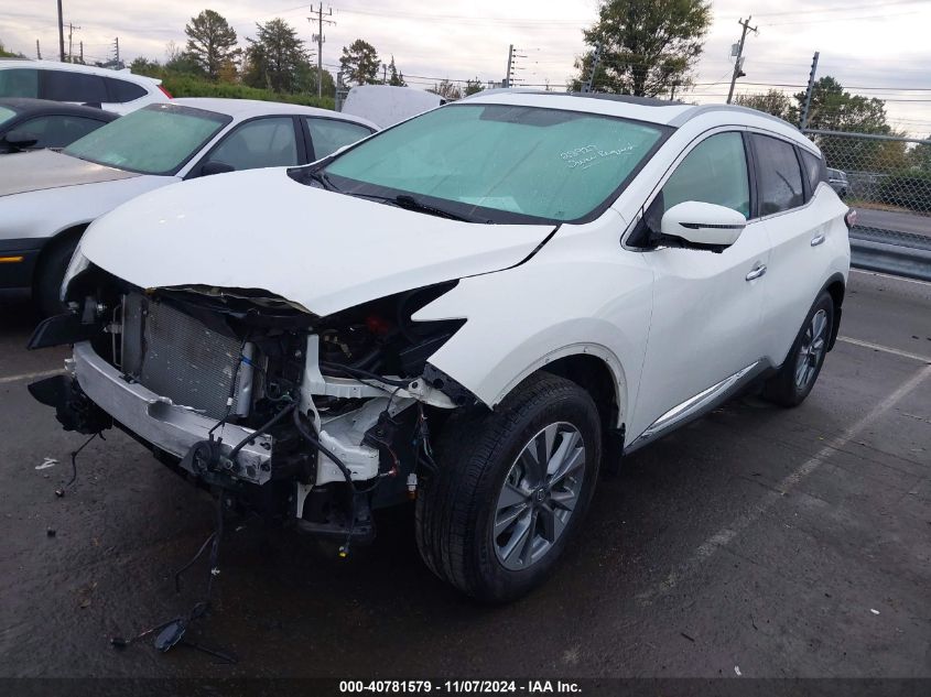 2018 Nissan Murano Sl VIN: 5N1AZ2MG7JN131097 Lot: 40781579