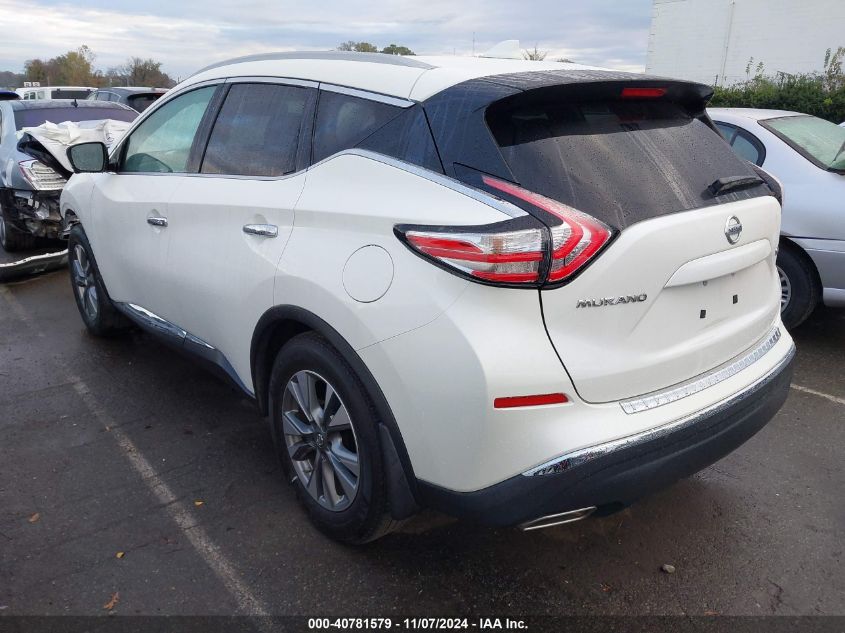 2018 Nissan Murano Sl VIN: 5N1AZ2MG7JN131097 Lot: 40781579