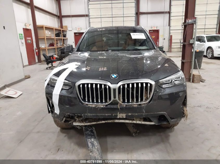 2024 BMW X3 xDrive30I VIN: 5UX53DP06R9V76726 Lot: 40781598