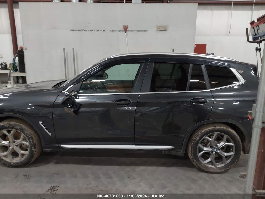 2024 BMW X3 xDrive30I VIN: 5UX53DP06R9V76726 Lot: 40781598