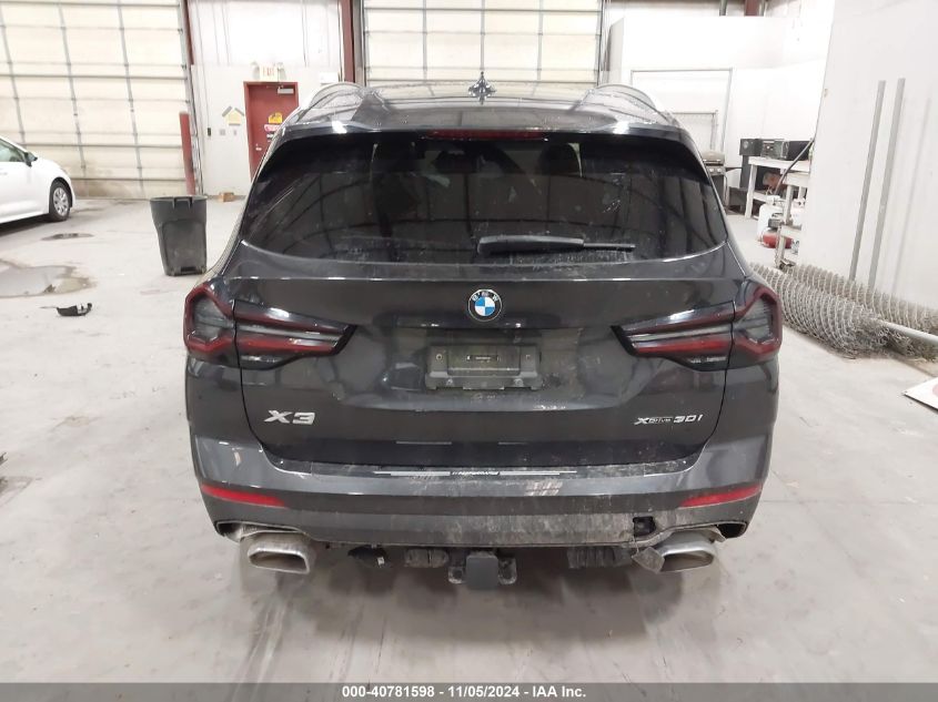 2024 BMW X3 xDrive30I VIN: 5UX53DP06R9V76726 Lot: 40781598