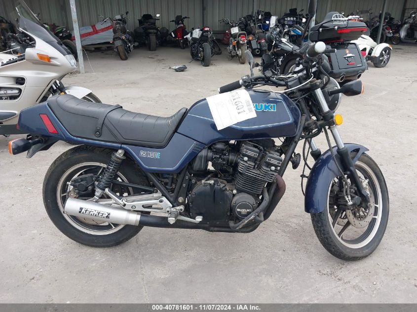 1983 Suzuki Gs1100 Es VIN: JS1GU73A5D2101829 Lot: 40781601