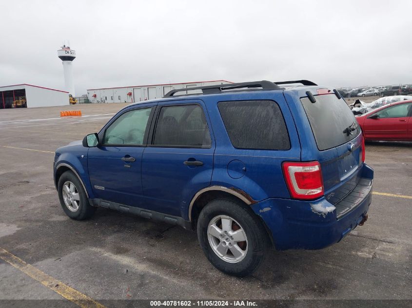 2008 Ford Escape Xlt VIN: 1FMCU93178KA73064 Lot: 40781602