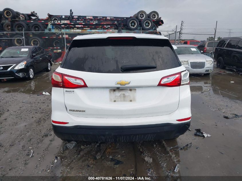 2021 Chevrolet Equinox Fwd Ls VIN: 3GNAXHEV0MS173705 Lot: 40781626