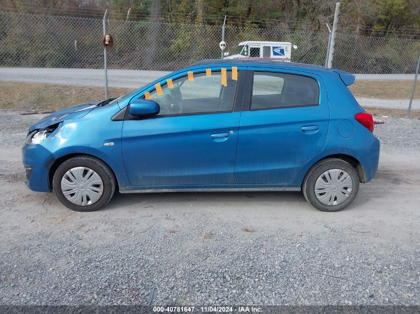 2019 Mitsubishi Mirage Rf VIN: ML32A3HJ1KH014288 Lot: 40781647