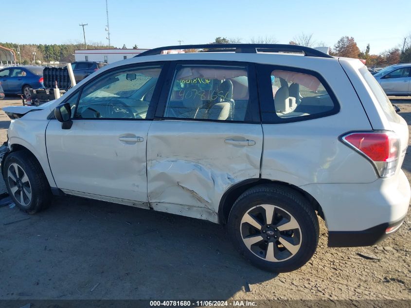 2017 Subaru Forester 2.5I VIN: JF2SJABC3HH579616 Lot: 40781680