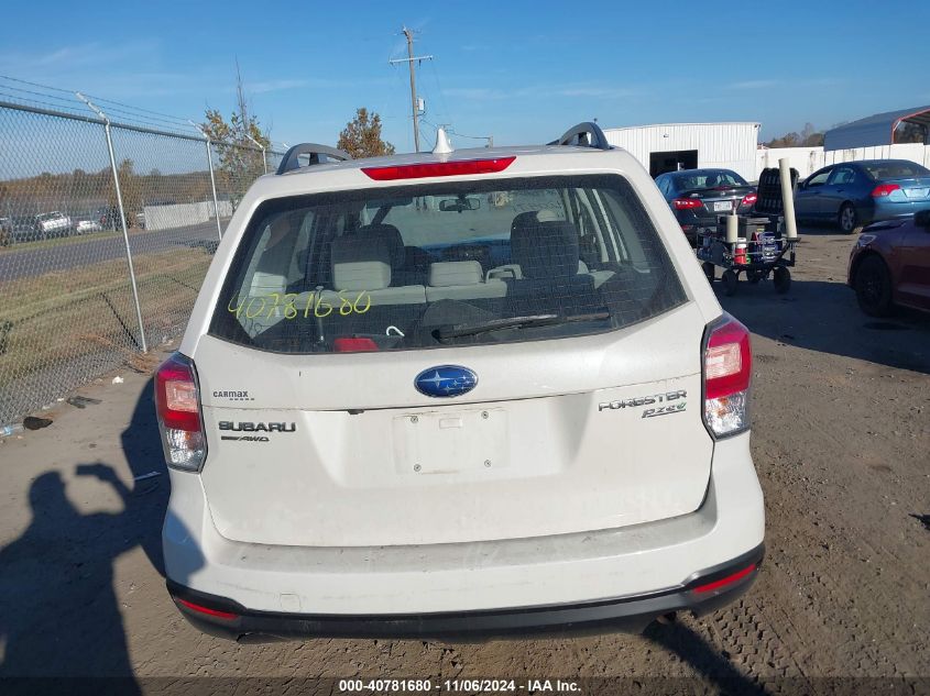 2017 Subaru Forester 2.5I VIN: JF2SJABC3HH579616 Lot: 40781680