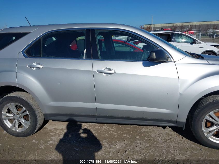 2017 Chevrolet Equinox Ls VIN: 2GNALBEK4H1584167 Lot: 40781693