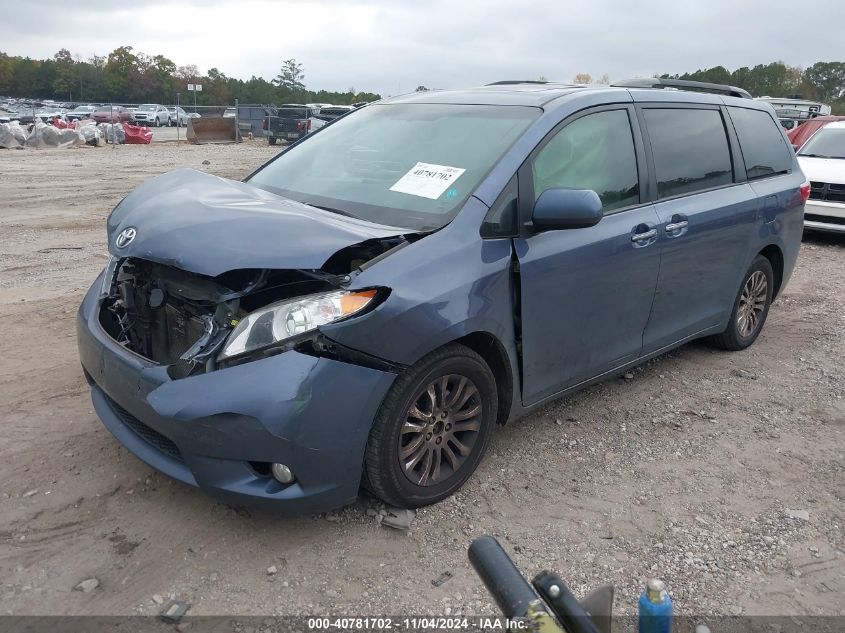 2016 Toyota Sienna Xle/Limited VIN: 5TDYK3DC9GS762298 Lot: 40781702