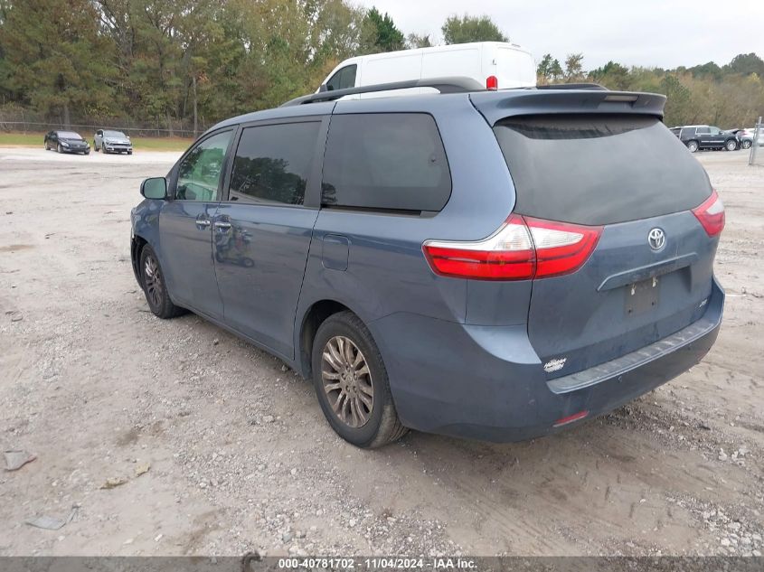 2016 Toyota Sienna Xle/Limited VIN: 5TDYK3DC9GS762298 Lot: 40781702