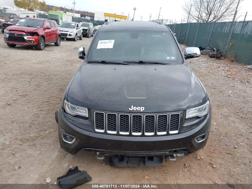 2014 Jeep Grand Cherokee Overland VIN: 1C4RJFCG4EC554504 Lot: 40781713