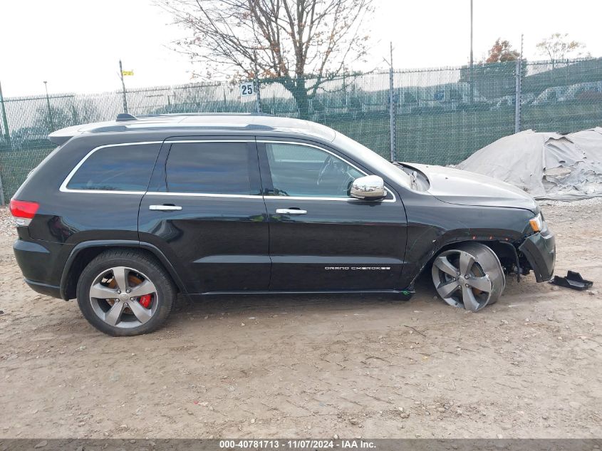 2014 Jeep Grand Cherokee Overland VIN: 1C4RJFCG4EC554504 Lot: 40781713