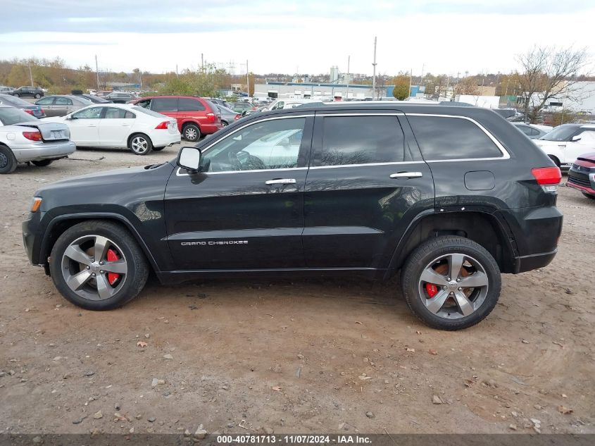 2014 Jeep Grand Cherokee Overland VIN: 1C4RJFCG4EC554504 Lot: 40781713