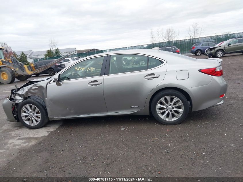 2015 Lexus Es 300H VIN: JTHBW1GGXF2094075 Lot: 40781715